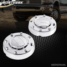 Chrome Front Wheel Center Caps Fit For 2011-2016 Dodge Ram 3500 1-Ton Dually  picture
