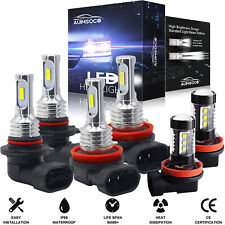 SET For Toyota Prius C 2010 2011 2012 2013 2014-2017 LED Headlight & Fog Bulbs picture