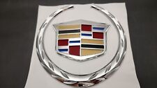 Cadillac Escalade, ATS, CTS, DTS, SRX, STS Rear Trunk Emblem - Silver picture