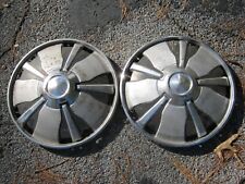Lot of 2 genuine 1972 Toyota Corona 14 inch factory hubcaps wheel covers picture