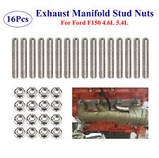 Exhaust Manifold Header Stainless Steel Studs Nuts Bolts For Ford F150 4.6L 5.4L picture