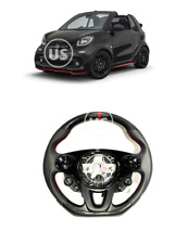 453 Carbon Fiber Steering Wheel Brabus Style Smart Fortwo Forfour Anatomy Sides picture