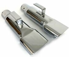 1968-70 Mopar Dodge Charger Chrome Exhaust Tips Extensions -Correct Size Weight picture