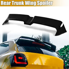 For Volkswagen VW Polo 6R 6C 2009-2017 Rear Roof Trunk Spoiler Wing Lip Black picture