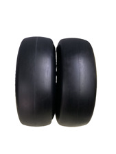 2 New 11x4.00-5 Flat-Free Smooth Tires for Zero Turn Lawn Mower, Hub3-5 Bore5/8