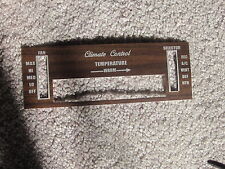 1970-72 skylark and gs temperature control wood grain trim for models with air picture