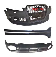 FOR A6 upgrade RS6 front bumper front lip grille side skirt spoiler rear diffuse picture
