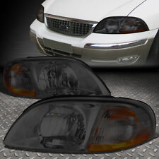 FOR 99-03 FORD WINDSTAR SMOKED HOUSING AMBER CORNER HEADLIGHT REPLACEMENT LAMPS picture