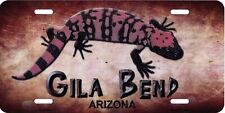Gila Bend Gila Monster Metal License Plate picture