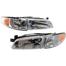 Headlight Set For 1997-2003 Pontiac Grand Prix Left Right With Housing Assembly picture