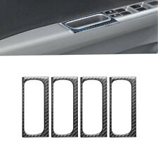 4Pcs For Suzuki Grand Vitara 06-13 Carbon Fiber Car Door Storage Box Panel Cover picture