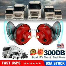 2PCS 300DB Super Train Horn For Trucks SUV Car Boat Motorcycle Electric Horn-12V picture