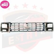 New FORD F-150 BRONCO For 1982-1986 Front Grille Silver & Headlamp Door Set 3pc picture