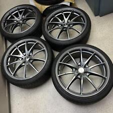 JDM Rare Rays Volk Racing G25 Prism Dark Silver 19 No Tires picture