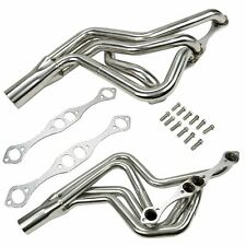 Stainless Steel Long Tube Header Exhaust Manifold For 70-87 Chevy SBC V8 267-400 picture
