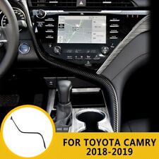 1PC Carbon Fiber Center Console Decoration Strip Trim For Toyota Camry 2018-2021 picture