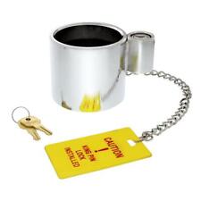 Trailer King Pin Lock w/ 2 Keys & Caution Tag For Standard Fixed Kingpin picture