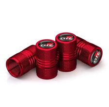 Red Valve Stem Caps for Toyota, GR Supra, GR86, & GR Corolla FAST USA SHIPPING picture
