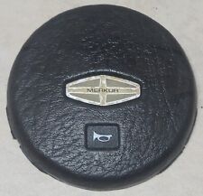 OEM 1985-89 Merkur XR4Ti BLACK Horn Button w/ Emblem for 2-Spoke Steering Wheel picture