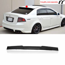 Fit 2004-2008 Acura TL Sedan Roof Glossy Black Window Spoiler Wing ABS Adhesive picture