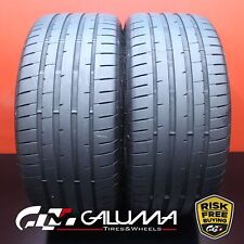 Set of 2 Tires LikeNEW Goodyear Eagle F1 SuperSport 255/35ZR20 No Patch #76269 picture