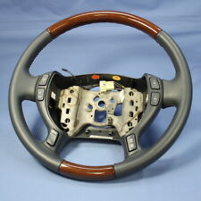 GM OEM Wood & Leather Steering Wheel 00-05 Cadillac Seville Tuxedo Blue picture