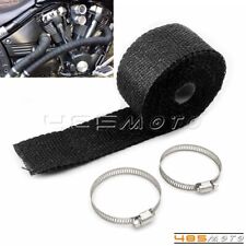 Exhaust Muffler Wrap 5M Fiberglass Thermal Exhaust Tape Pipe picture