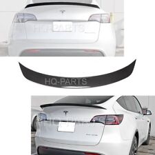 Fits 2020-2023 Tesla Model Y IKON Style Rear Trunk Spoiler Wing - Carbon Fiber picture