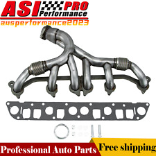 S/S Exhaust Manifold& Gasket Kit for 1991-1999 Jeep Grand Cherokee Wrangler 4.0L picture