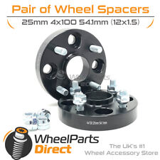 Bolt-On Wheel Spacers (2) 4x100 54.1 25mm for Daihatsu YRV 01-04 picture
