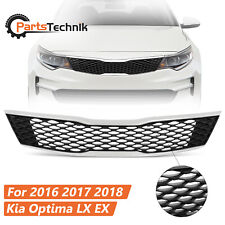 For 2016 2017 2018 Kia Optima LX EX Front Bumper Upper Grille Chrome Trim Grill picture