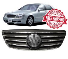 For Mercedes Benz S Class W220 03-06 S500 S600 S55 AMG Grille Black And Chrome picture
