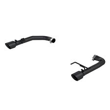 Fits 2015-2017 Ford Mustang 2 1/2in. Axle Back Kit; Black Coated - S7276BLK picture