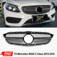 Front Grill Grille For Mercedes W205 C180 C300 C400 C250 C350 C43 2015-2018 picture