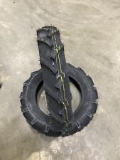 TWO 5.00-15 BKT HAY RAKE COMPACT TRACTOR TIRE LUG 500 15 R1 picture