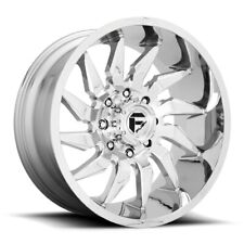 Fuel D743 Saber 22x12 8x6.5/8x165.1 -44 Chrome Wheels(4) 125.1 22