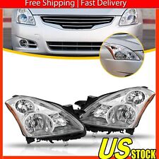 For 2010-2012 Altima Sedan Headlights Lights Lamps Left + Right Pair 10 11 12 picture