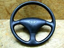 1991 1995 JDM TOYOTA CYNOS PASEO EL44 BLK STEERING WHEEL W CENTER  COVER OEM picture