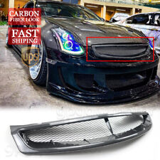For Infiniti G35 2DR Coupe 03-2007 Carbon JDM Sport Style Front Hood Mesh Grille picture