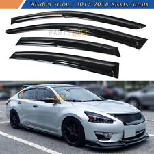 For 2013-2018 Nissan Altima JDM 3D Wavy Mugen Style Window Visors Rain Guards picture