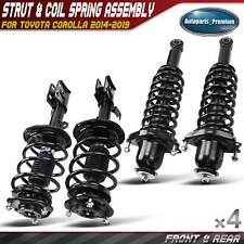 4X Front & Rear Complete Strut & Coil Spring Assembly for Toyota Corolla 14-19 picture