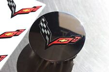 2014 2015 2016 2017 2018 2019 C7 Corvette Logo Center Cap Sticker Decals Wheel picture