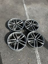 AUDI A7 A8 S7 Q5 20” ORIGINAL FACTORY ALLOY MACHINED GRAY WHEELS (USED) picture