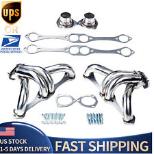 Stainless Shorty Hugger Headers Small Block Kit For 283-400 Chevy Street Rod S8C picture