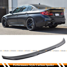 FOR 2017-2023 BMW G30 G38 530i 540i F90 M5 COMP STYLE CARBON FIBER TRUNK SPOILER picture