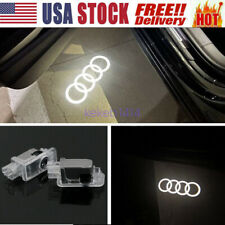 2Pcs HD LED Door Puddle Welcome Courtesy Lights For Audi A3 A4 A5 A6 A7 RS SQ5 picture