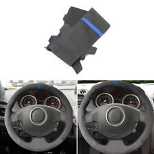 Suede For Renault Megane 2 Kangoo Scenic 2 Steering Wheel Hand Sew Leather Cover picture
