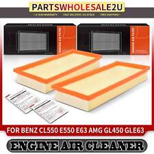 2x Engine Air Filter for Mercedes-Benz CL550 CL63 AMG CLS550 CLS63 AMG ML63 AMG picture