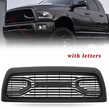 Grille For 2013-2018 Dodge RAM 2500 3500 Horizontal Billet Front Grill W/Letters picture