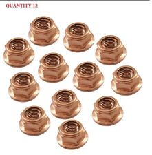 12X 12pc BMW M57 Exhaust Manifold Flange Nut M8 x 1.25 mm 7789015 11627789015 picture